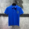Summer New High Quality Brand Cotton Short Sleeve Mens Business Casual Diamond Stone Shirt Polo Men Tops 02