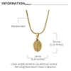 Fashion Charm 18k Gold Mens Women Virgin Mary Pendant Necklaces Hip Hop Jewelry Stainless Steel Chain Designer Necklace For Men6106881