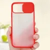 Candy Colors Mobile Phone Cases For iPhone 12 Series 11 Series XR With Slide Camera Protective Cover Frosted Cell Phone Case DHL Free