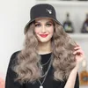 Wig Hat One Piece Fashion Wig Female Medium Long Hair With Full Head Cover Simulation Curly