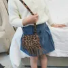 Enfants Mini sacs à main et sacs à main 2020 mignon léopard sacs à bandoulière pour filles petit porte-monnaie pochette petite fille gland sac à main