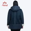 Astrid Winter Jacket Women معاطف دافئة أنثى بالإضافة إلى الحجم الخارجي معاطف مقنعين معاطف محرك السيارة النحيف القطن الشتوية سترة AM2083 201026