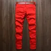 New Skinny Design Moda Biker Runway Hip Hop Slim Joelho Zipper Buraco Afligido Homens Rasgado Jeans 201111