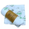 100% bamboevezel mousseline swaddle wrap voor geboren dekens baby's bad Zeer zacht Multi-gebruik Big luier beddengoed 220209