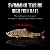 25 cm 140 g ABS zoutwater Jig Fishing Tackle Lures Sinking Fishing Lure 4 Segement Isca kunstmatige aas