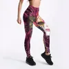 schädel gedruckte leggings