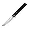 Outdoor folding knife D2 steel G10 Knives field self-defense small stainless portable EDC tool HW40