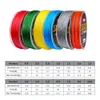 100 mètres boîte 5 couleurs aléatoire PE 4 ligne de tresse disponible 6LB-100LB2 7KG-40 8KG engins de pêche Pesca accessoires de matériel WL-002236L