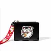 Hot Sale Cute Cat Women Coin Bag Case Leather Simple Bifold Small Handbag Purse Smart Mini Slim Card Wallet