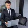 14 인치 노트북 정품 메신저 남성 고급 사업 70011에 대한 맨 서류 가방 진짜 가죽 작업 가방