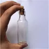 25мл прозрачный стекло желая бутылки с пробкой Drift бутылки для свадебного украшения праздника Кристмас баночках 50шт / много
