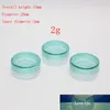 2g X 200 PS Small Clear Empty Cream Jar Cosmetic Container Sample Jar Display Case Cosmetic Packaging 2g Mini Plastic Bottle Tin