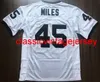 Maglia da calcio Boobie Miles # 45 Permian Friday Night Lights Movie tutta cucita bianca S-3XL di alta qualità