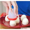 Nouveau produit 6pcSet Silicone Egg Cuisineur Hard Bouled Oeufs sans la coque pour les outils de cuisson aux œufs avec boîte de vente au détail QD5QF9822588