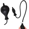 NXY Vibratörler Şişme Anal Plug Yapay Penis Vibratör Genişletilebilir Pompa Vajina Dilatör Maksimum 12 cm Yetişkin Erkekler Kadınlar Büyük Topları Butt Plugs1209