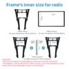 2Din Fassia Frame для 2005 2006 2007 2008 2009 2010 2011 2011 Toyota Yaris Vitz Platz Stereo Dash Trim Установка установки