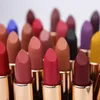 25 Colors Custom Logo Matte Lipstick Makeup Luster Retro Lipsticks Frost Sexy Lipsticks Natural Long Lasting Cosmetics 1 pcs