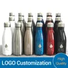 Custom Double-Wall Insulated Vacuum Flask Stainless Steel Bottle for Water Bottles Thermos Gym Sport Shaker Botella De Agua LJ201221