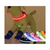 調整可能な夜の安全LEDのフラッシュ犬の襟はLight Leash Puppy犬の襟の家のペット用品ドロップ船2keeq