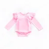 Baby Fly sleeve romper INS ruffler Jumpsuits 2020 new Boutique kids Climbing clothes 8 colors