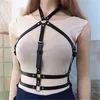 Nxy Sm Bondage Sexy Cuir Érotique Harnas Femmes Fétiche Porter Harajuku Du Sein Taille Te Been Bandjes Kooi Bdsm Gear Sex Shop 1216