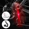 Ciclismo LED Freno per bici Coda posteriore Lampada di sicurezza per bicicletta Accessori per ciclismo impermeabili Luce freno per bicicletta da montagna