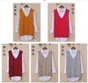 maglione di lana pura primavera autunno maglione da donna gilet tasca femminile gilet di media lunghezza colletto a V giacca kimono pullo 201224