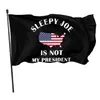 Sleepy Joe Biden is niet mijn president Political Pro Trump Flags 3 'x 5'FT 100D Polyester Snelle verzending met twee messing inkommen