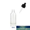 New 10ml Vidro Âmbar Bottle óleo essencial com tampa à prova de crianças e conta-gotas Eye Dropper Oil Drops Garrafas Embalagem Aromaterapia