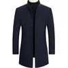 BOLUBAO Brand New Men Wool Coat Men's Solid Color Casual Slim Fit Overcoat Winter Comfortable Fashion Wool Blends Coats Male 201126