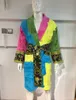 Luxe klassieke katoenen badjas mannen vrouwen designer nachtkleding kimono warme badjassen homewear unisex badjassen klw1739196j