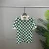 2022ss Frühjahr/Sommer Trend Mode Kurzarm T-Shirt Hochwertige Jacquard Damen Herrenbekleidung Größe: m~xxxl Farbe: Schwarz und Weiß j054