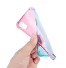 Wholease Gradient Dual Color Transparente TPU Capa de telefone à prova de choque para iPhone 15 14 13 12 Mini 11 Pro Max XR XS MAX X 8 Plus 7 6 6s S20 Note20 Ultra