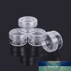 100pcs 2ml 3ml 5ml Empty Plastic Cosmetic Makeup Jar Pots Transparent Sample Bottles Eyeshadow Cream Lip Balm Storage Box