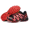 Hotsale Speedcross 3 4 CS Scarpe da trail running Arancione Rosso Speed Cross Scarpe da ginnastica da donna da uomo Scarpe da ginnastica sportive da escursionismo all'aperto Speed Trainer