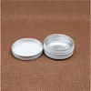 30g aluminium cosmétique pot rechargeable huile pour les lèvres Batom crème pour les yeux cire petite boîte vide bouchon à vis Lotion bouteilles livraison gratuite