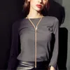 Boże Narodzenie Got Naszyjka Kobiety Choker Kołnierze Estetyczne Łańcuchy biżuterii Link Collier Femme Mujer Navidad Prezent F12041255106