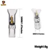 HONEYPUFF Glass Mouth Filter Tips With Diamond 8MM Cigarette Mouthpiece Filter Rolling Tip Suit Cigarette Accessories
