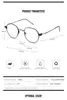 Mode zonnebrillen frames pure titanium ultralicht ronde bril mannen optische hyperopie bril in de kader vrouwen recept spektakel brillen brillen