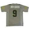 Custom # 9 Juju Smith-Schuster High School Koszulka Football Jersey Szyte Zielony Biały Rozmiar S-4XL Najwyższej jakości