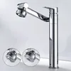 Multifunktion Badrum Sink Kran Hot Cold Water Mixer Däck Monterad Universal Water Kranar