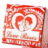 Amour Rose Tube En Verre Avec Fleur En Plastique À L'intérieur De Tuyaux De Fumée 36 pcs Dans Une Boîte Tuyaux De Tabac Accessoire De Fumer