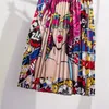 Marwin 2019 New Coming Spring Summer Printing Cartoon Pattern Empire High Elastic Women Skirt Party Holiday High Street Style T200712