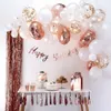 Party Doping Decor Balloon Garland Kit Rose Gold Arch Wedding Bridal Baby Shower Birthday Bachelorett Party Decoration T200526