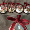 Party Decoration 2PCS Christmas Tree Ornaments For Home Clear Plastic Balls Decorations Ball Transparent Decor1