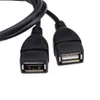 USB 2.0 Extension Cables 1 mannelijke plug op 2 vrouwelijke Socket Line y Splitter Data Cable Power Adapter Converter Cord