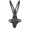 Nxy Device Thierry Bondage Man Bib Briefs avec Cage à Bites Amovible Harnais Érotique de Retenue pour Adultes Jeux Sangle sur v 02078688556