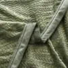 Solid Color Embossed Flannel Blanket Luftkonditionerad Nap Blankett Vinterbäddsplatta