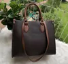 Modehandväskor Purses Totes Bag Flower Ladies Casual Tomne Tote Leather Handväska axelväskor Kvinnlig handväska Plånbok med original Dust Bag JN8899