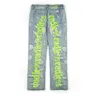 끝없는 남성 여성 청바지 고품질 힙합 데님 바지 Embroideredy Broken Do Old Hole Streetwear Jeans